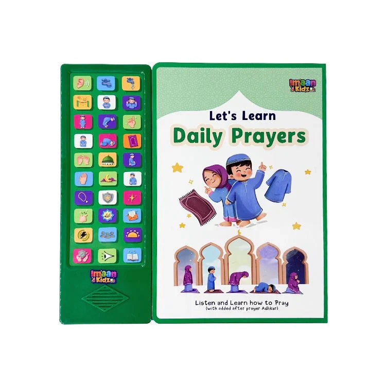 Let’s Learn Daily Prayers sound book by Imaan Kidz