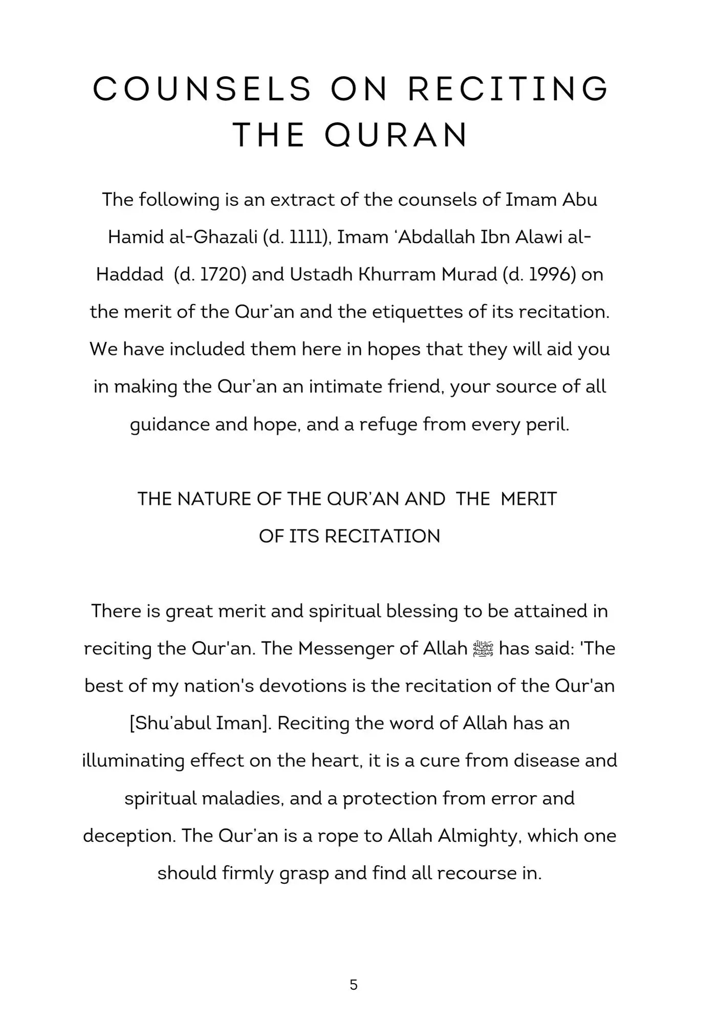 Me and My Qur'an Journal