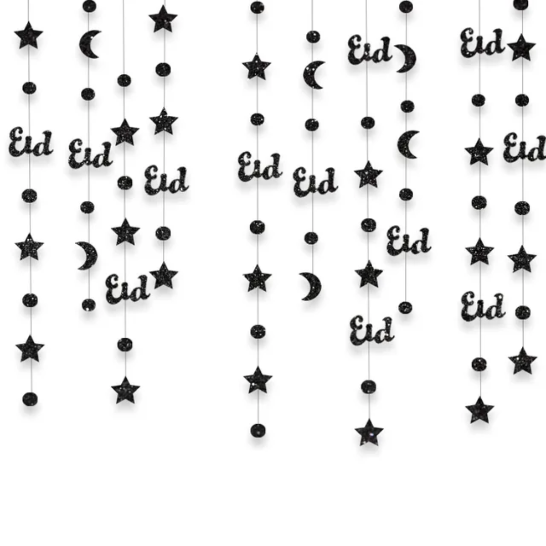 Black Eid Backdrop