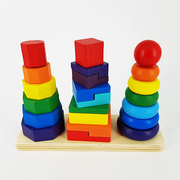 25 Piece Geometric Stacker