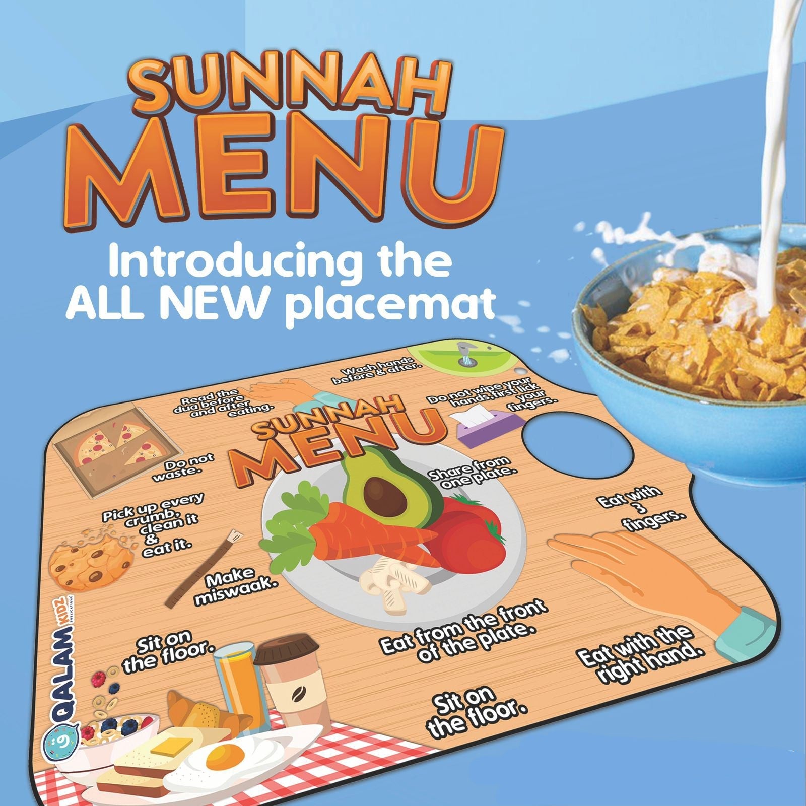 Sunnah Menu Placemat