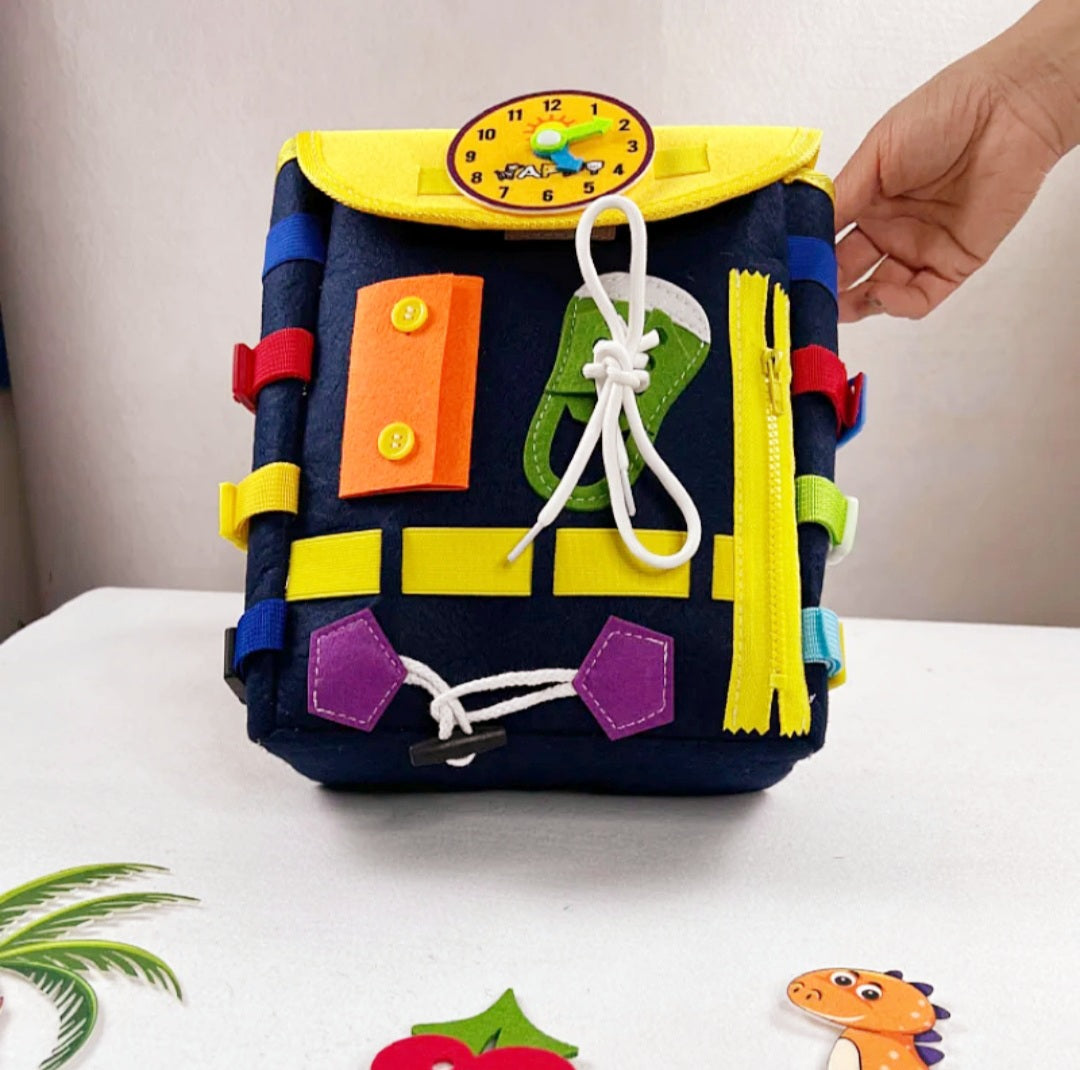 Sensory Play Backpack: Practical Life Skills