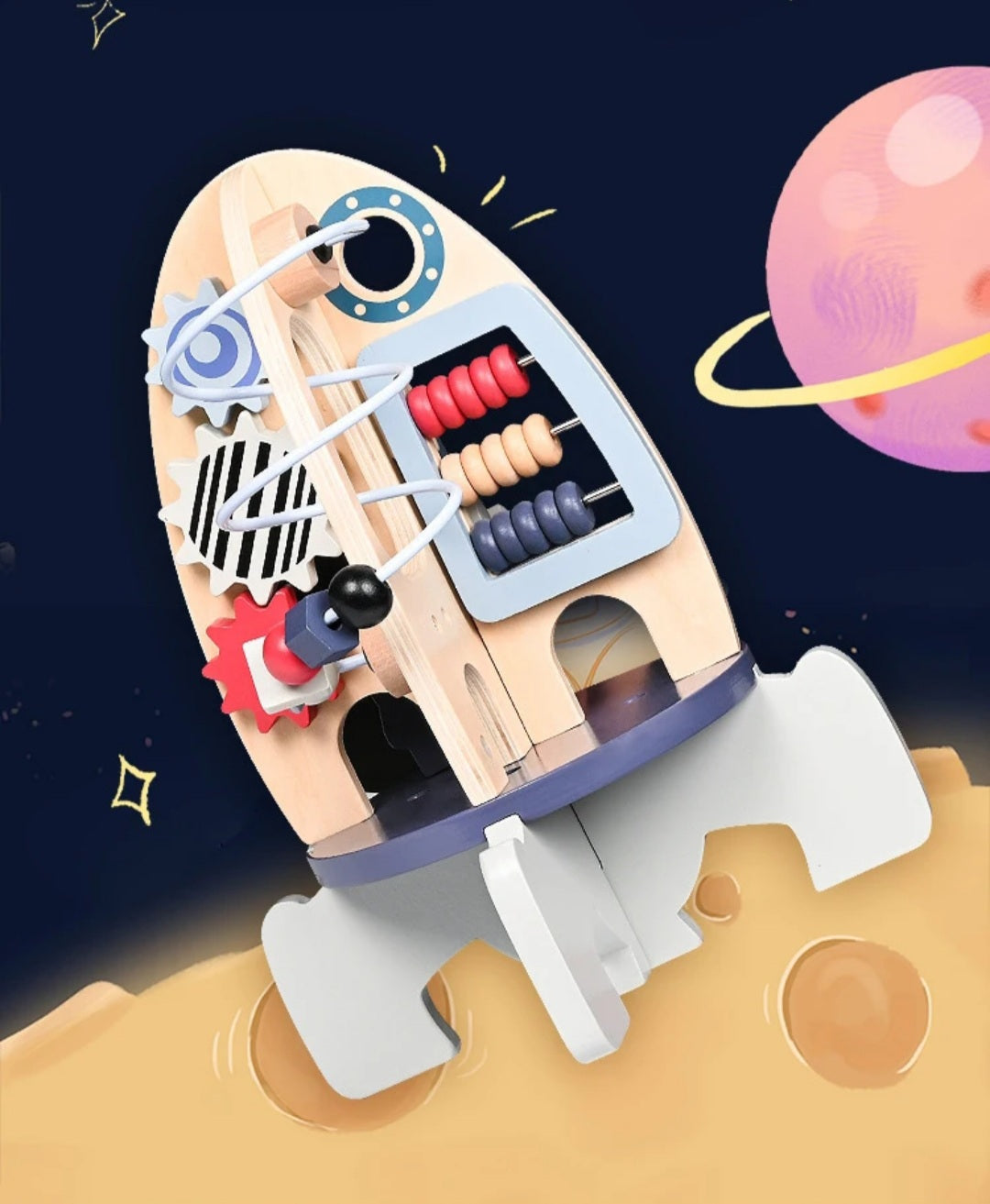 Busy Board Rocket Ship