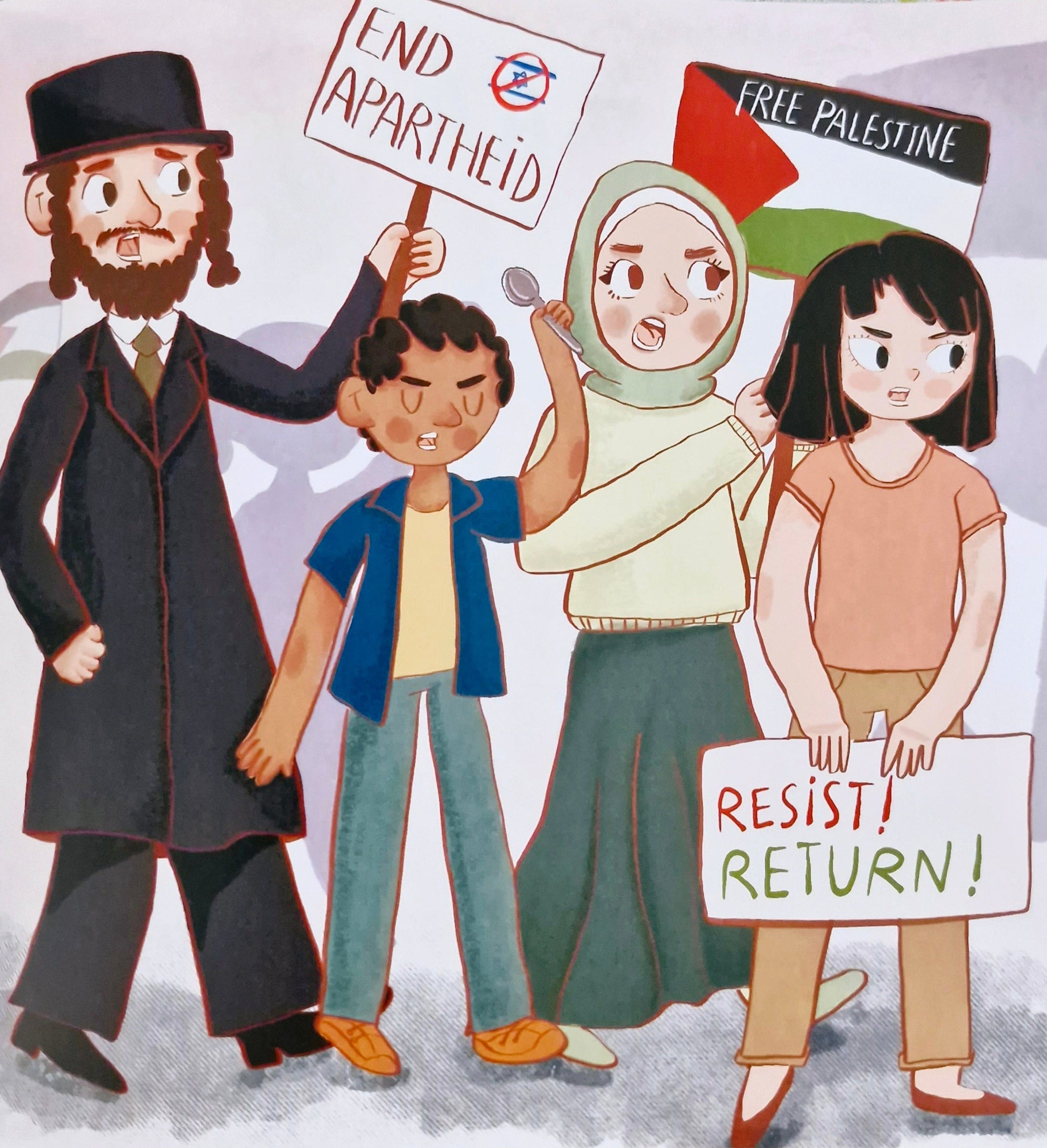 Zain and Mima Stand for Palestine 🇵🇸