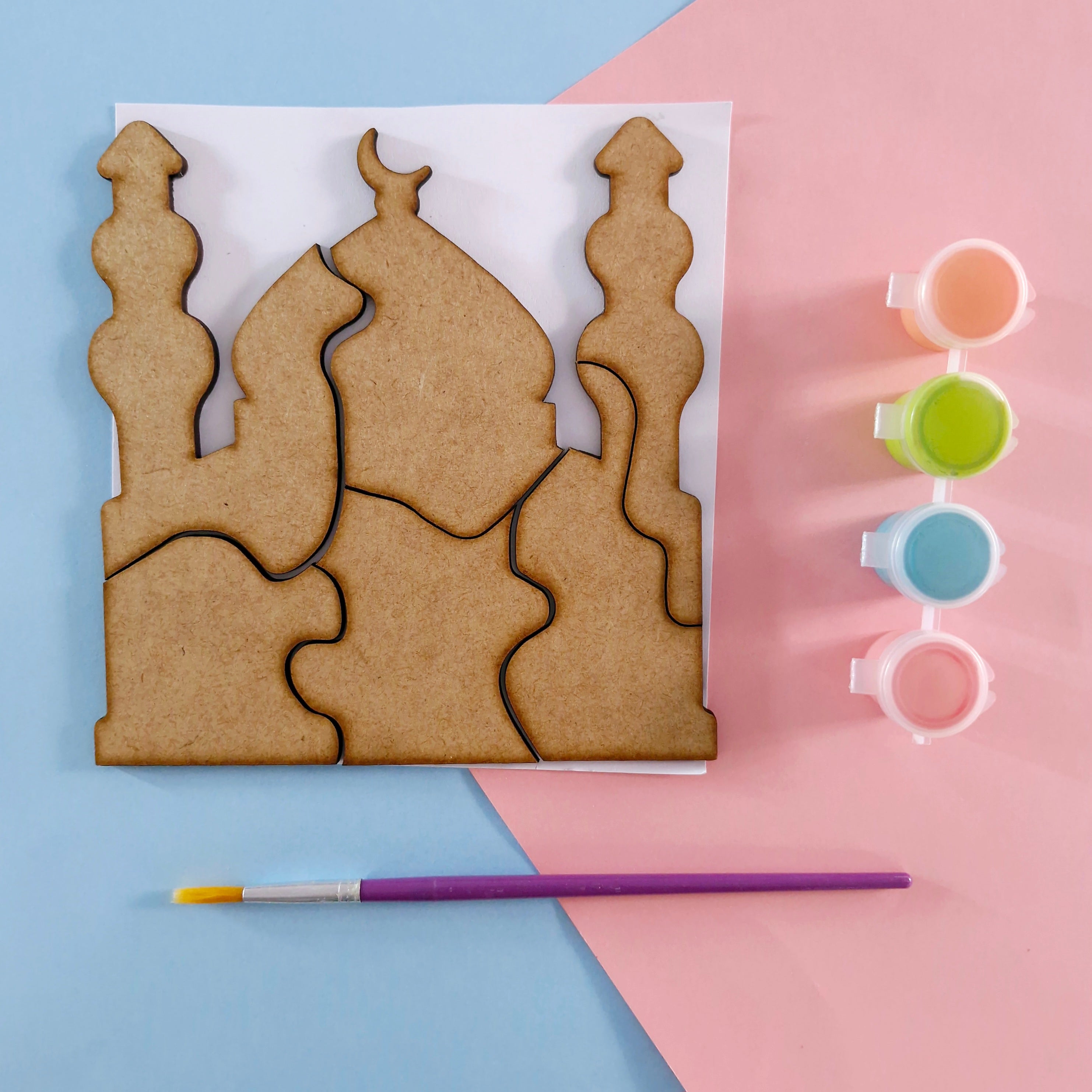 Paint your own Musjid Puzzle
