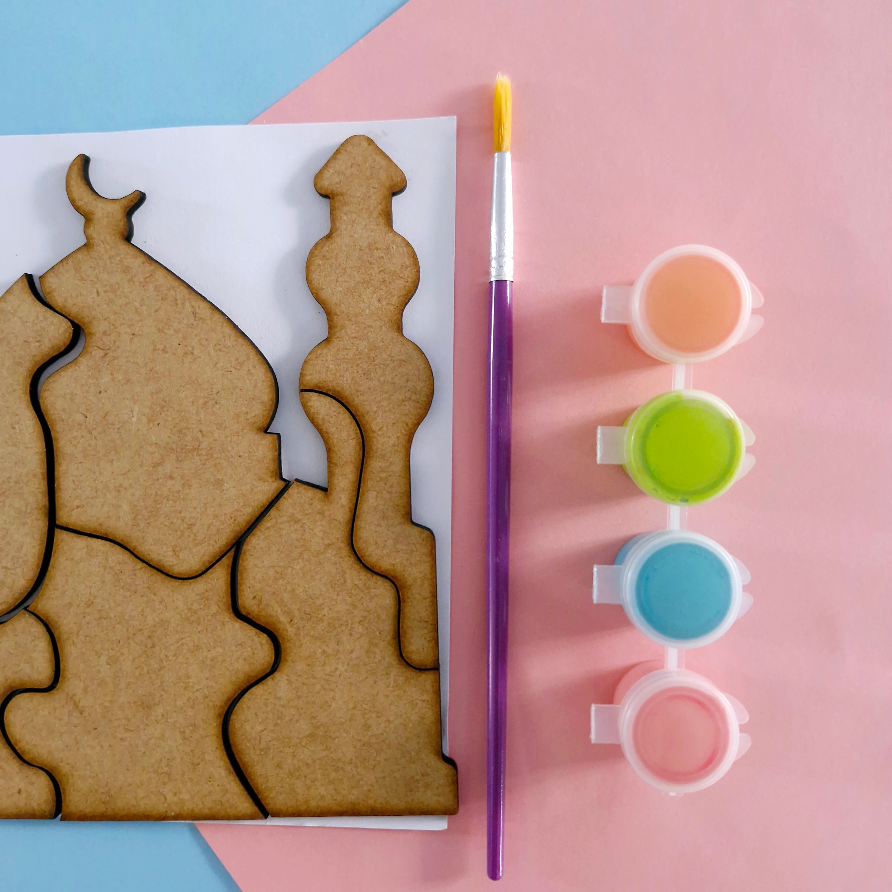 Paint your own Musjid Puzzle