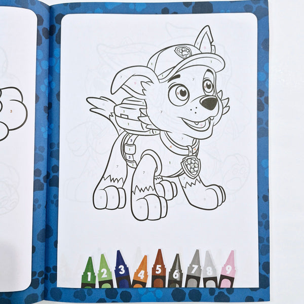 Paw Patrol: Colour by Numbers