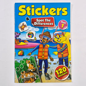 Stickers & Spot the Difference Book