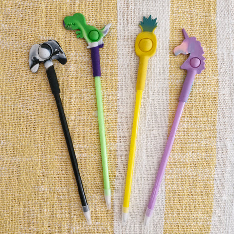 Pop Fidget Novelty Pens