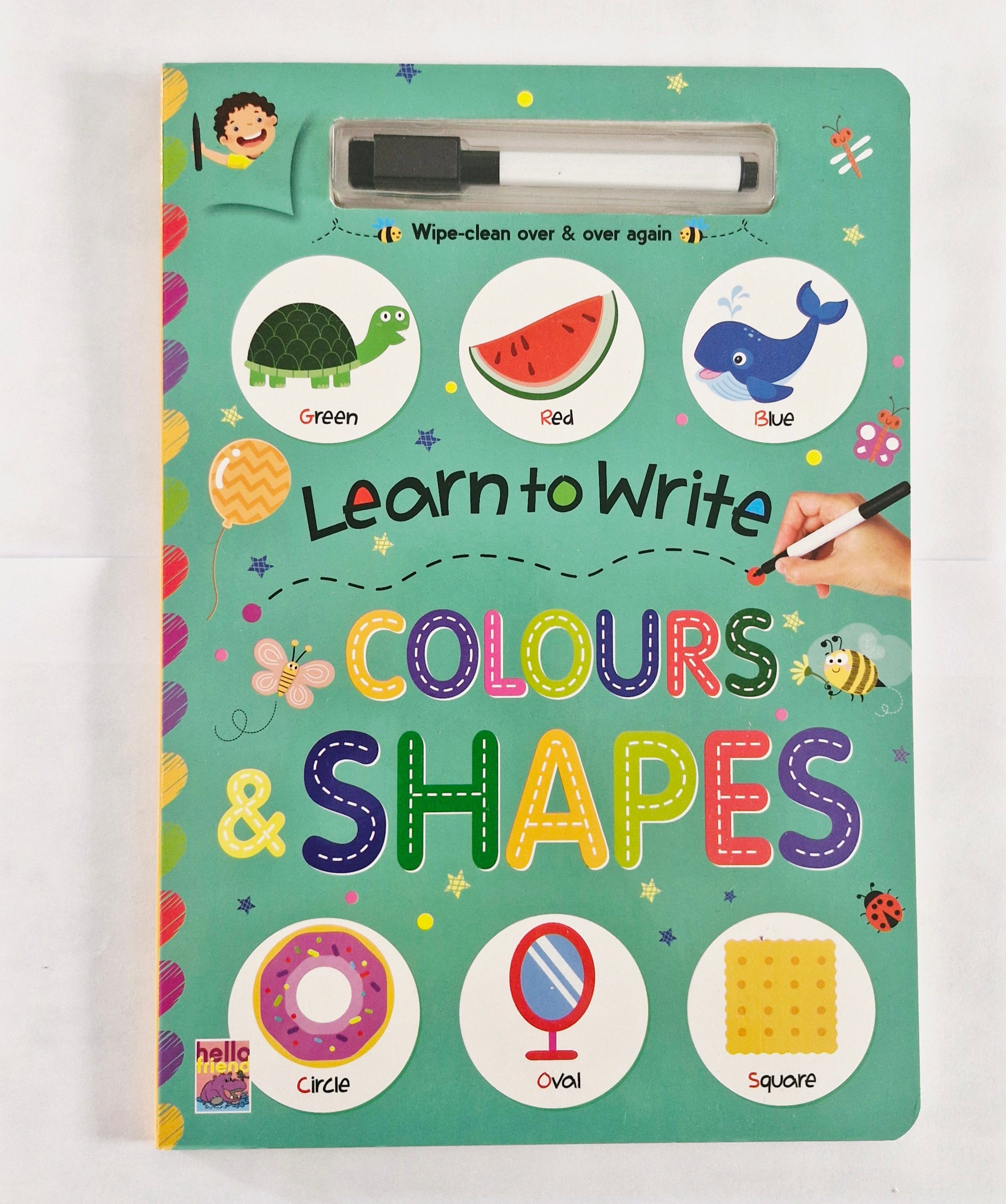 Learn to Write Colours and Shapes – Wonderbooks