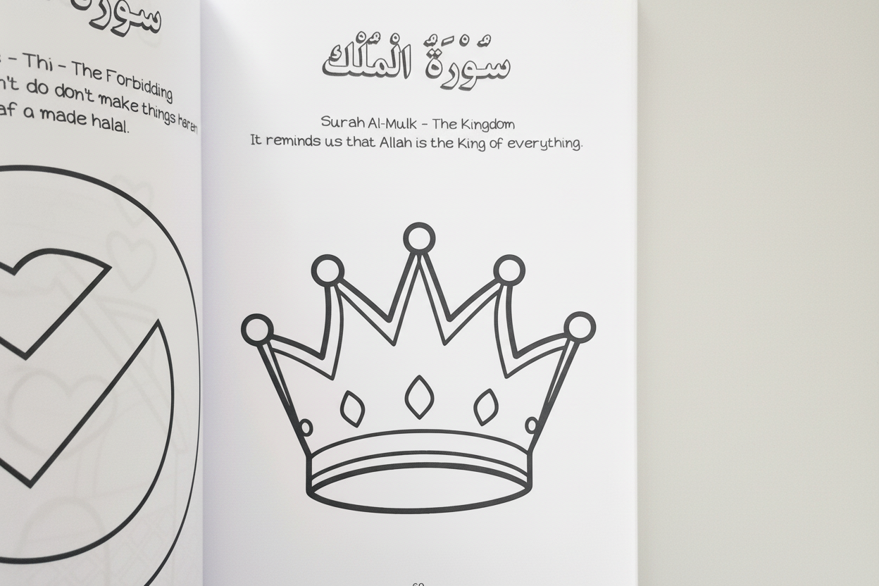 Let's Colour Surahs from the Qur'aan