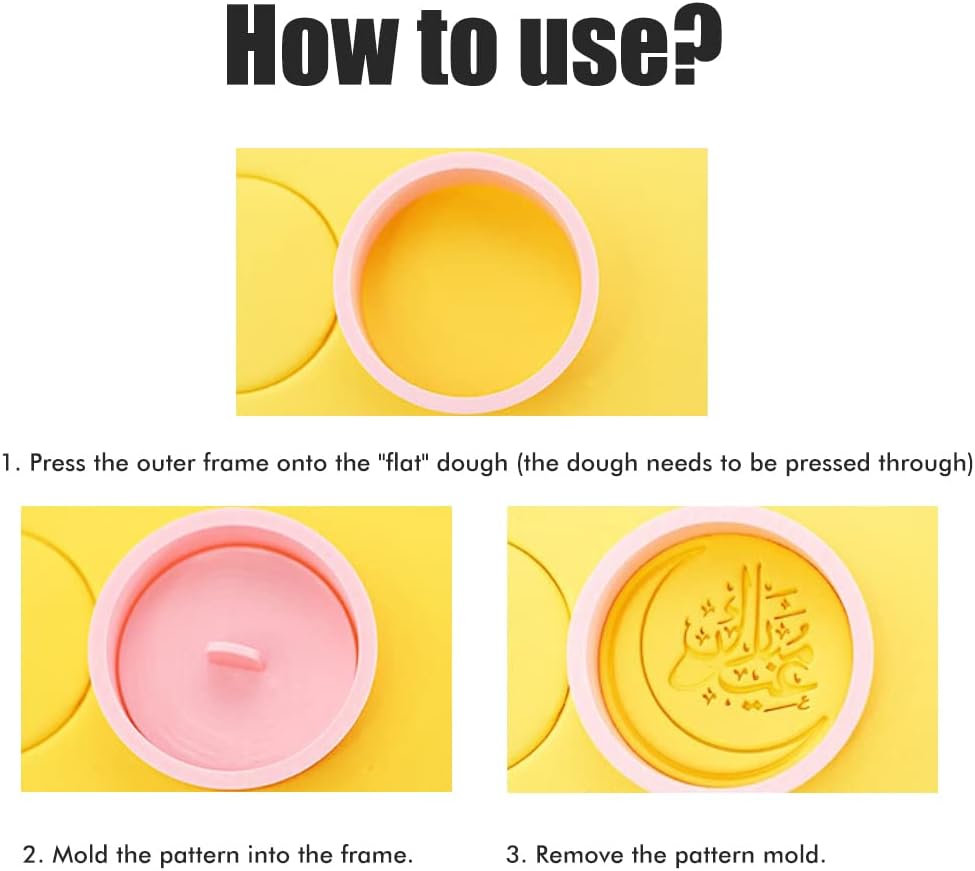 8 Piece Cookie Mould Set