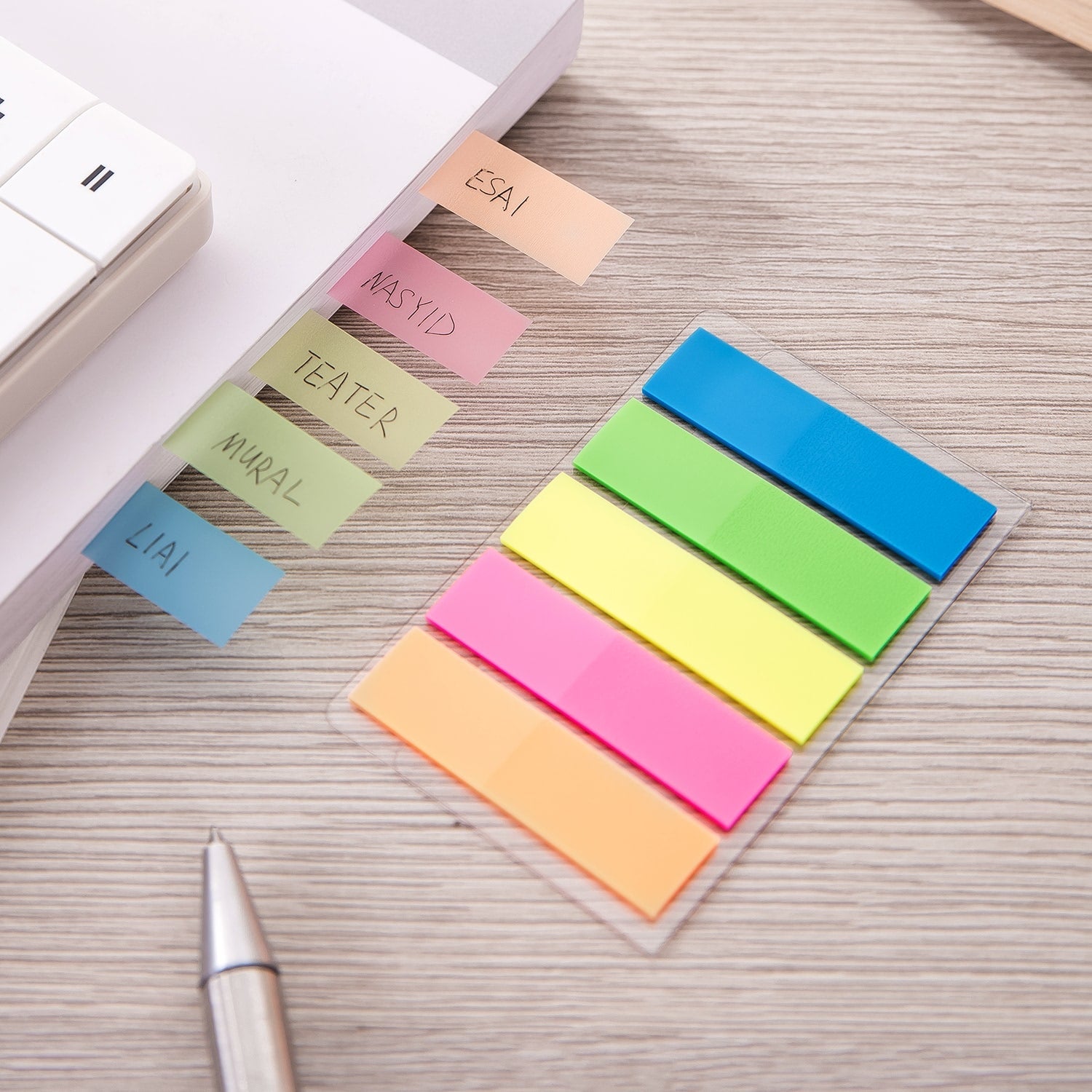 Deli Index Tabs: 44 x 12mm