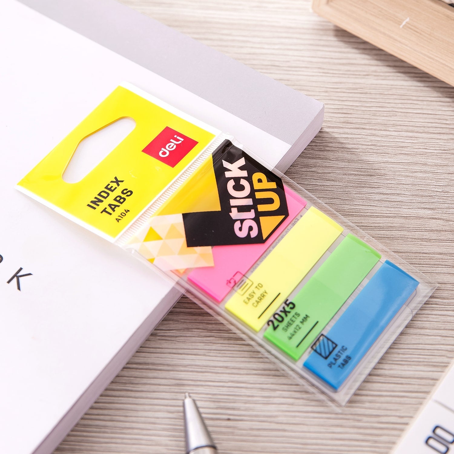 Deli Index Tabs: 44 x 12mm