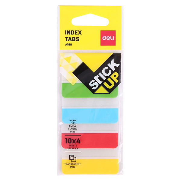 Deli Sticky Tabs: 38 x 51 mm