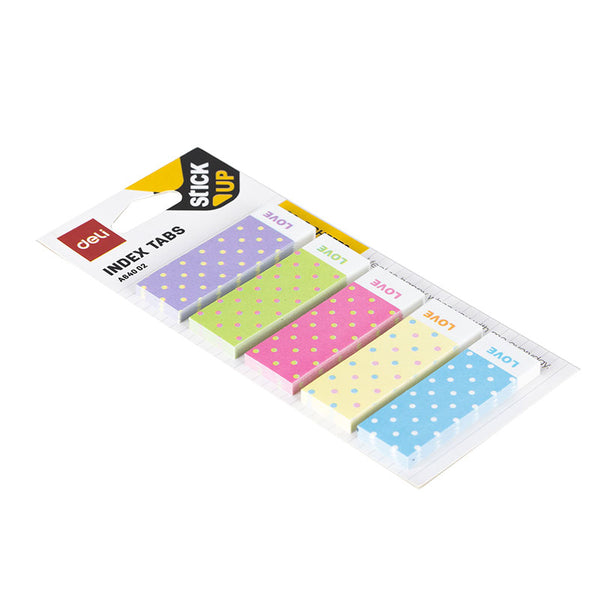 Deli Index Tabs: 45mm x 15mm