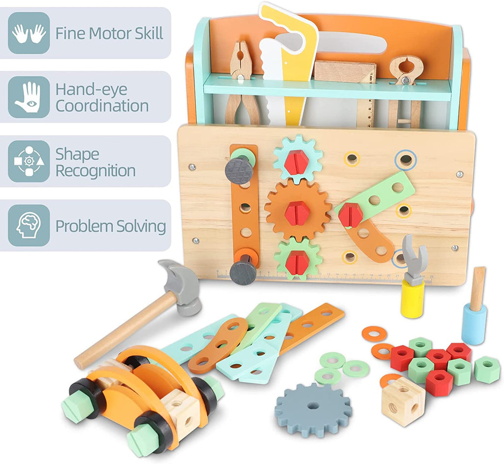 57 Piece Folding Tool Bench - shop soiled box