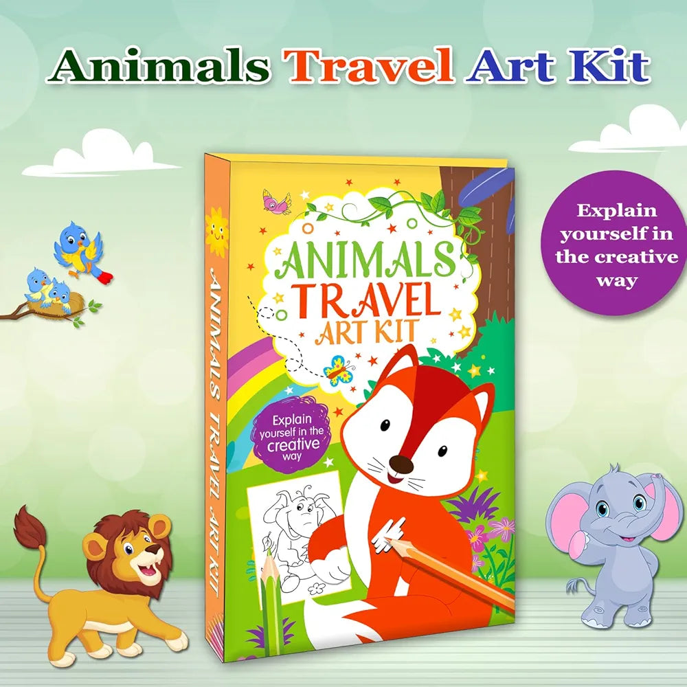 Animals Travel Art Kit
