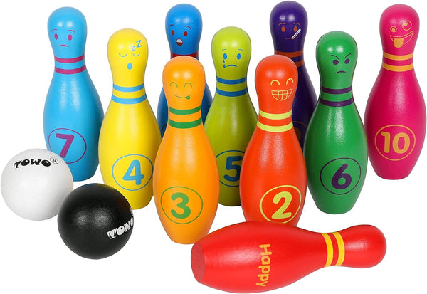 Wooden Skittles Set