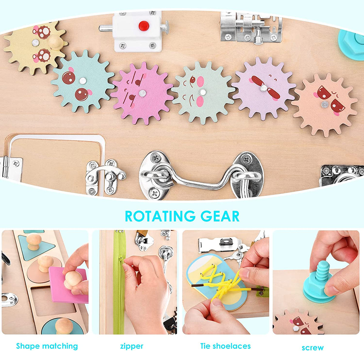 BusyBee Board for Toddlers
