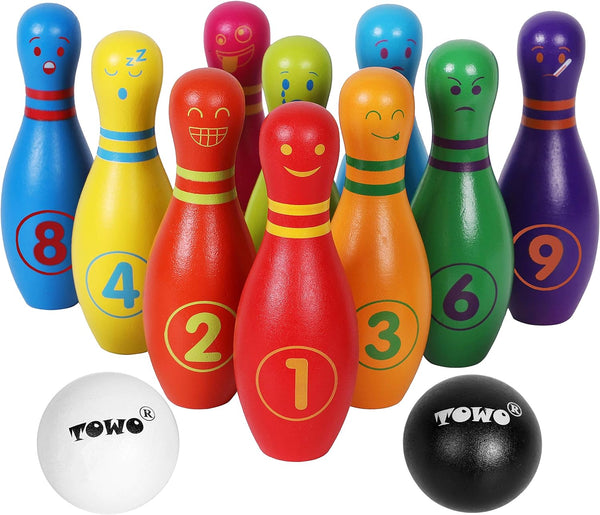 Wooden Skittles Set