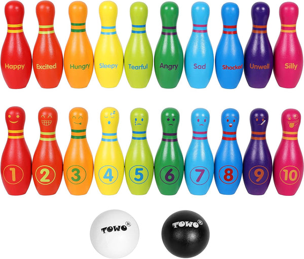 Wooden Skittles Set