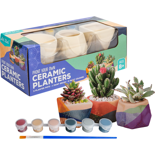 Paint your own Ceramic Planters