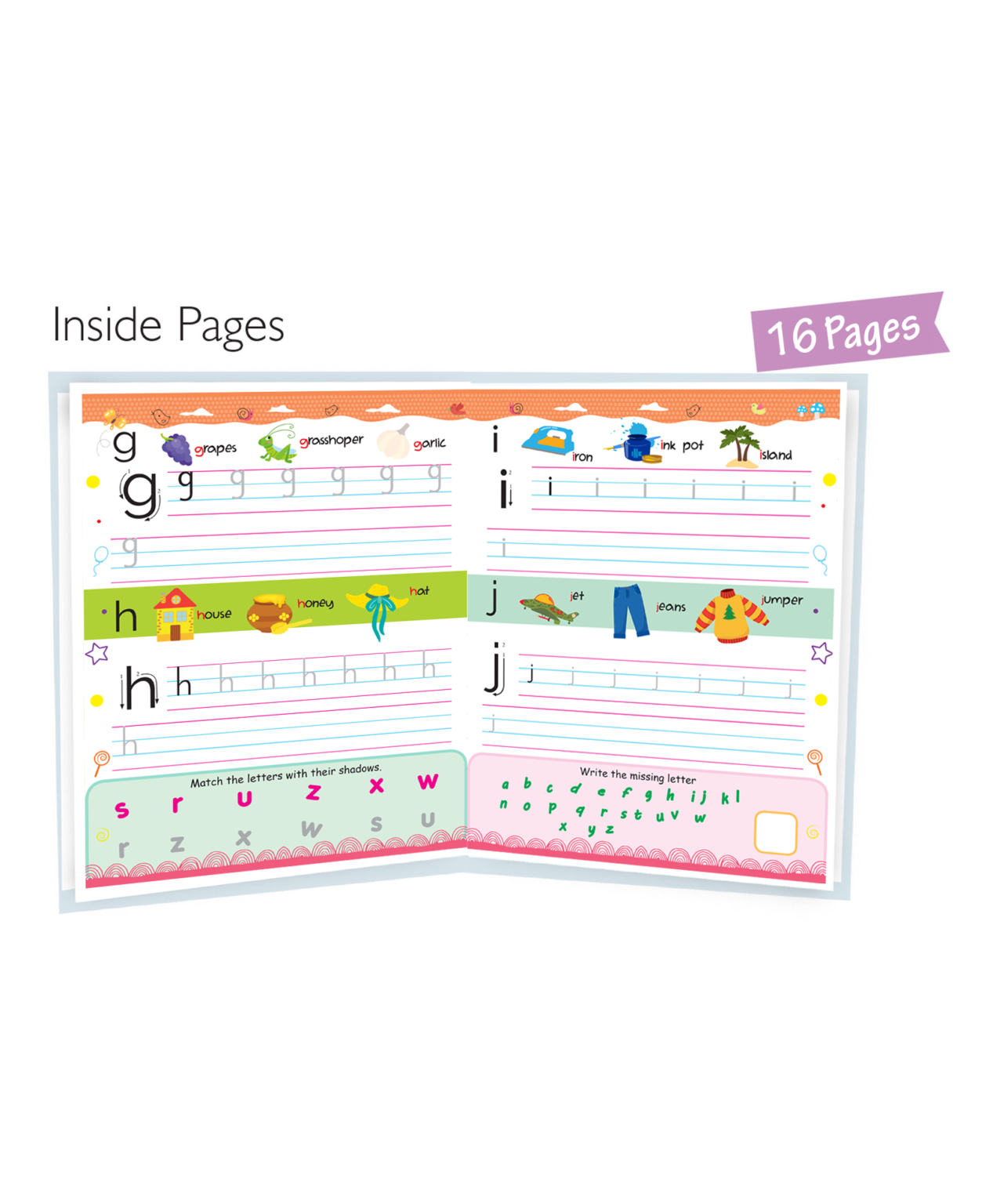 Wipe and Clean Letters: Lower case/small letters