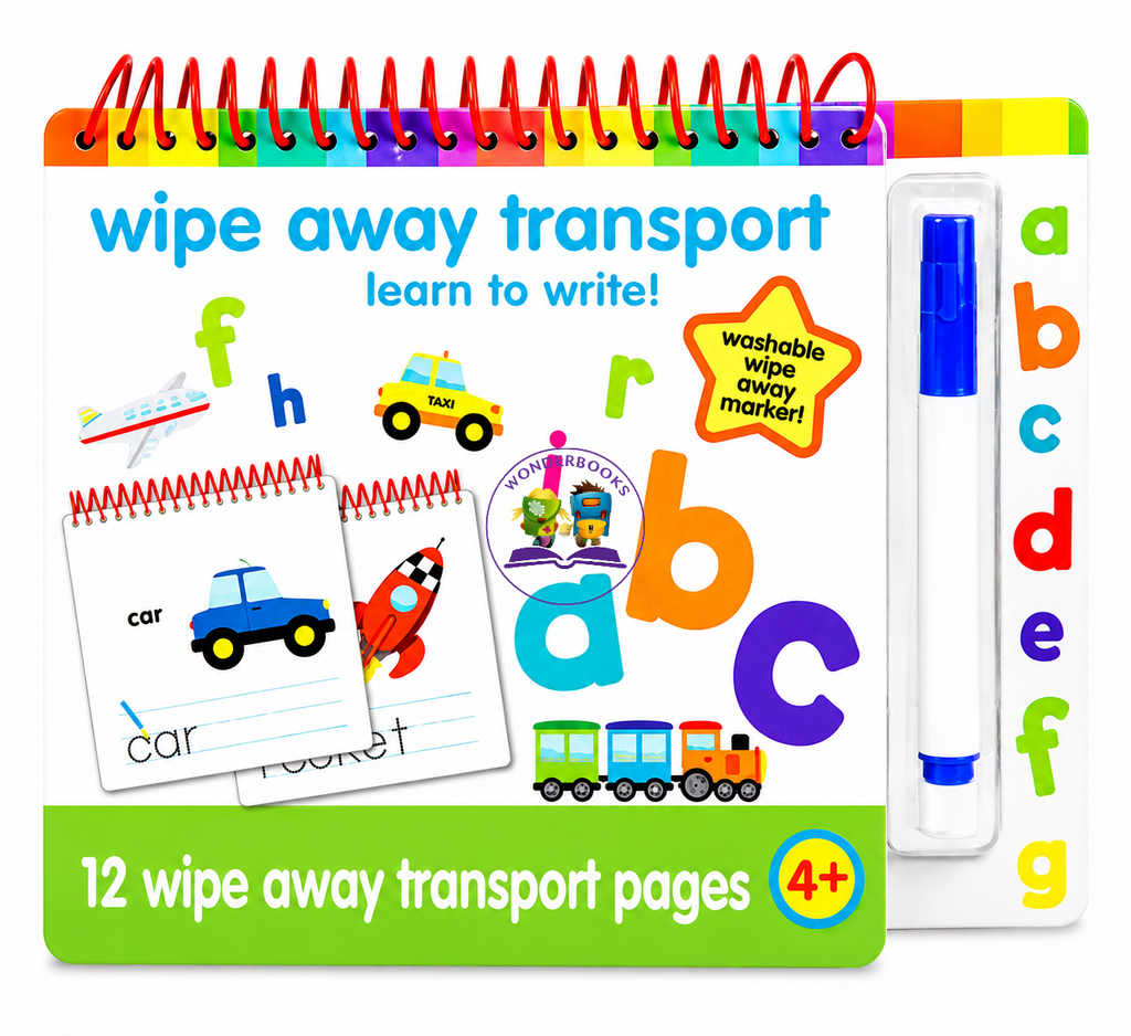 Wipe Away Transport: Learn to write