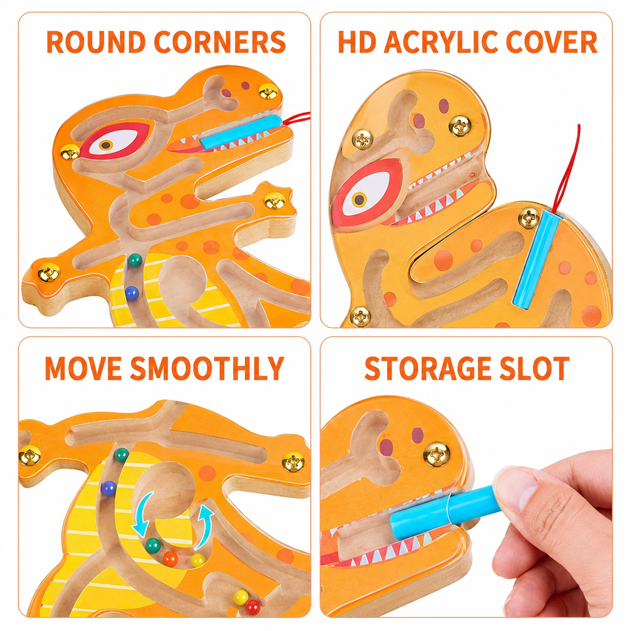Dinosaur Magnetic Maze