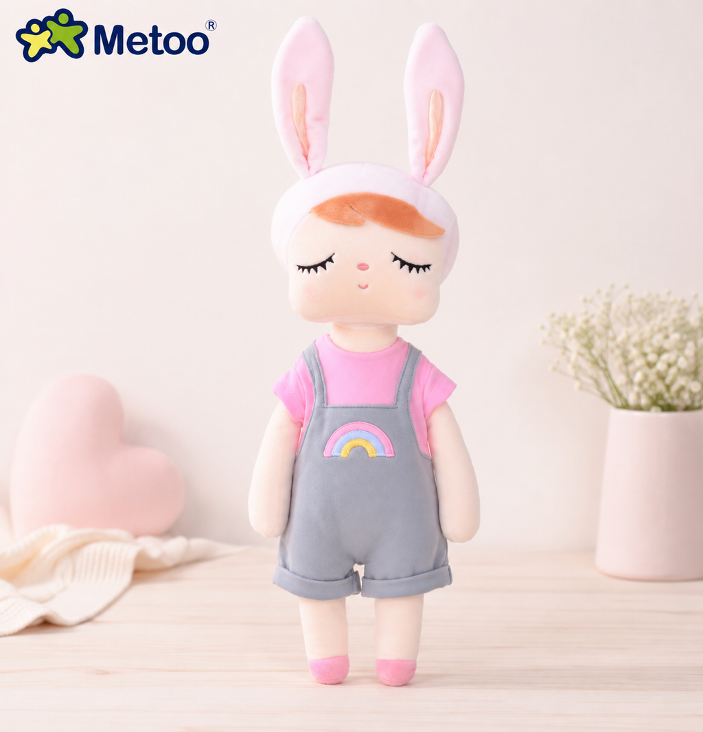 Metoo Rainbow Dungaree Doll