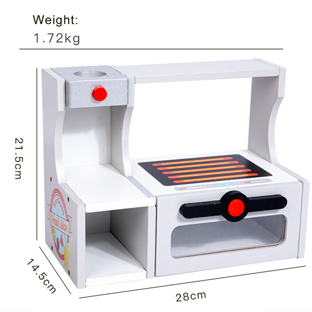 Wooden Hamburger Counter
