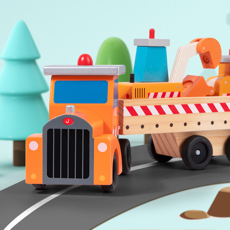 Wooden Construction Site Vehicle Carrier