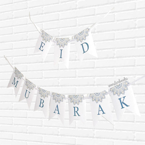Eid Mubarak Banner: Mandala