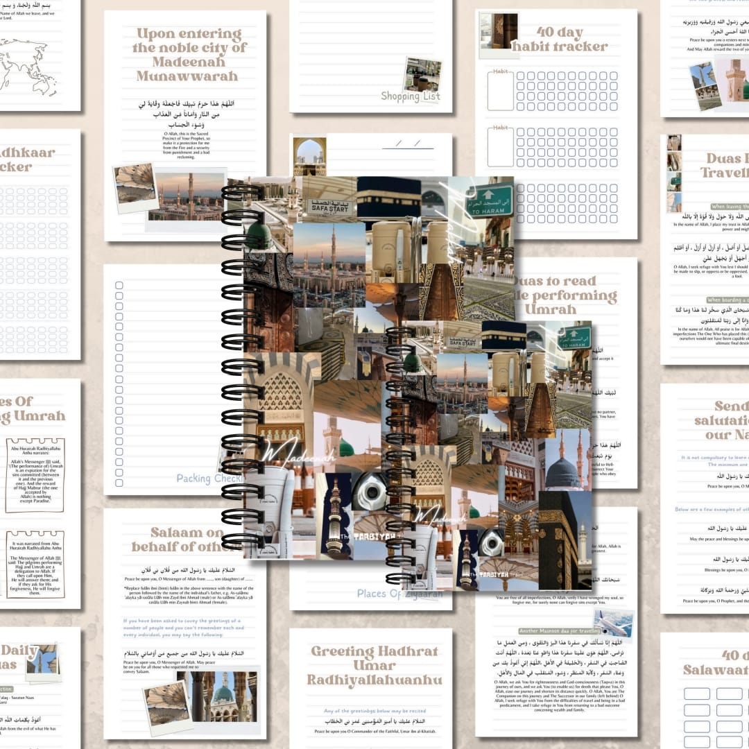 Umrah Journal A5 Collage : Journaling my Journey