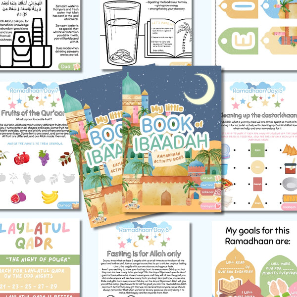 My Little Book of Ibaadah: Ramadhaan Activity Book