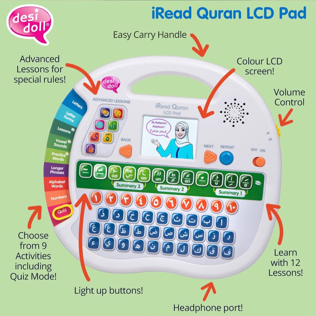 iRead Quran LCD Pad by Desi Doll