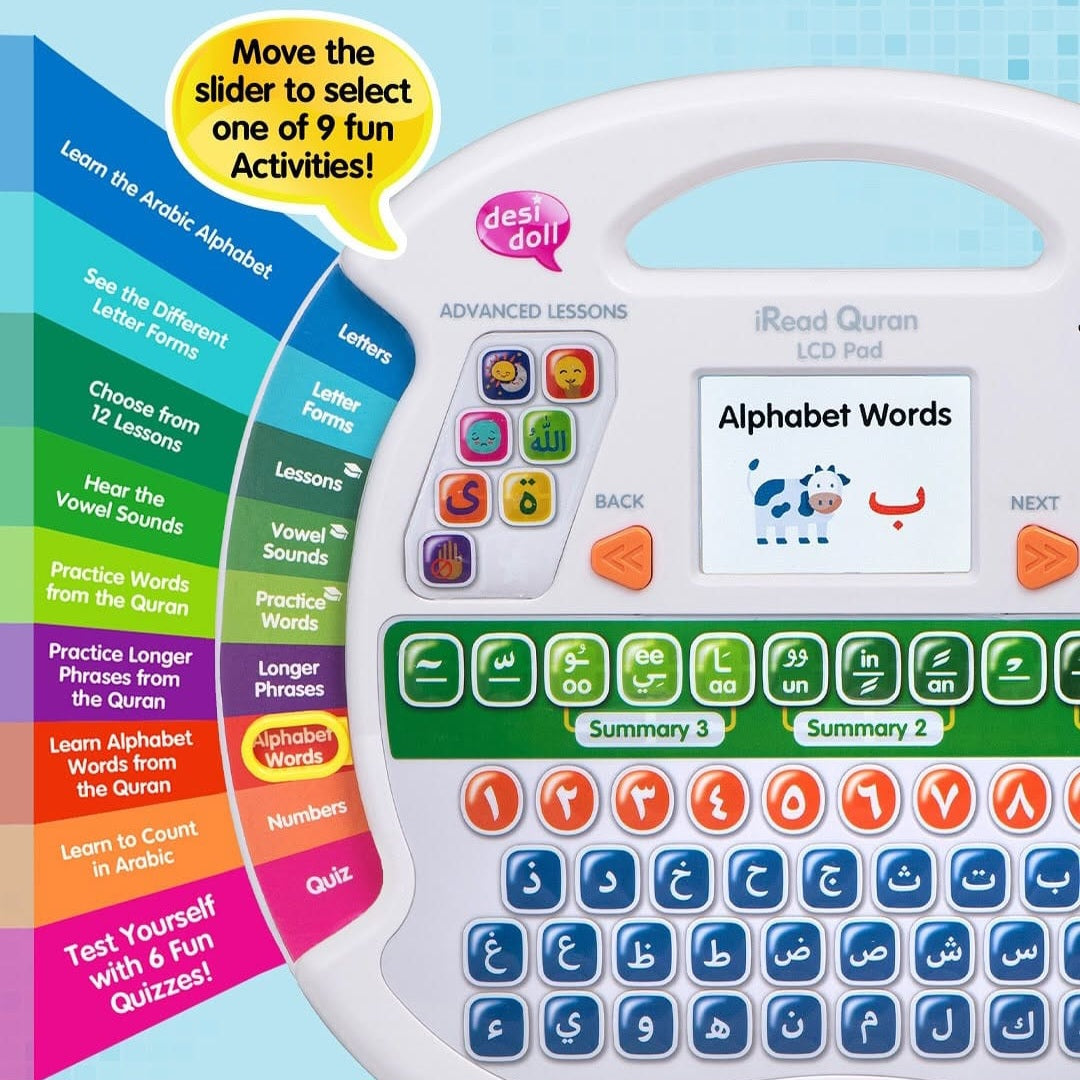 iRead Quran LCD Pad by Desi Doll