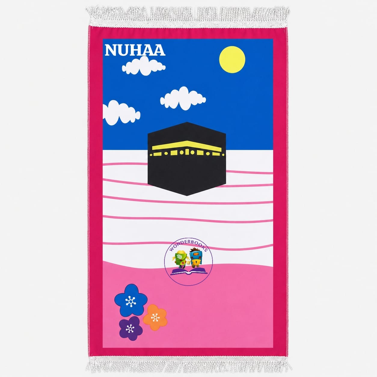 Personalised Kiddies Musallahs: Pink Ka'ba