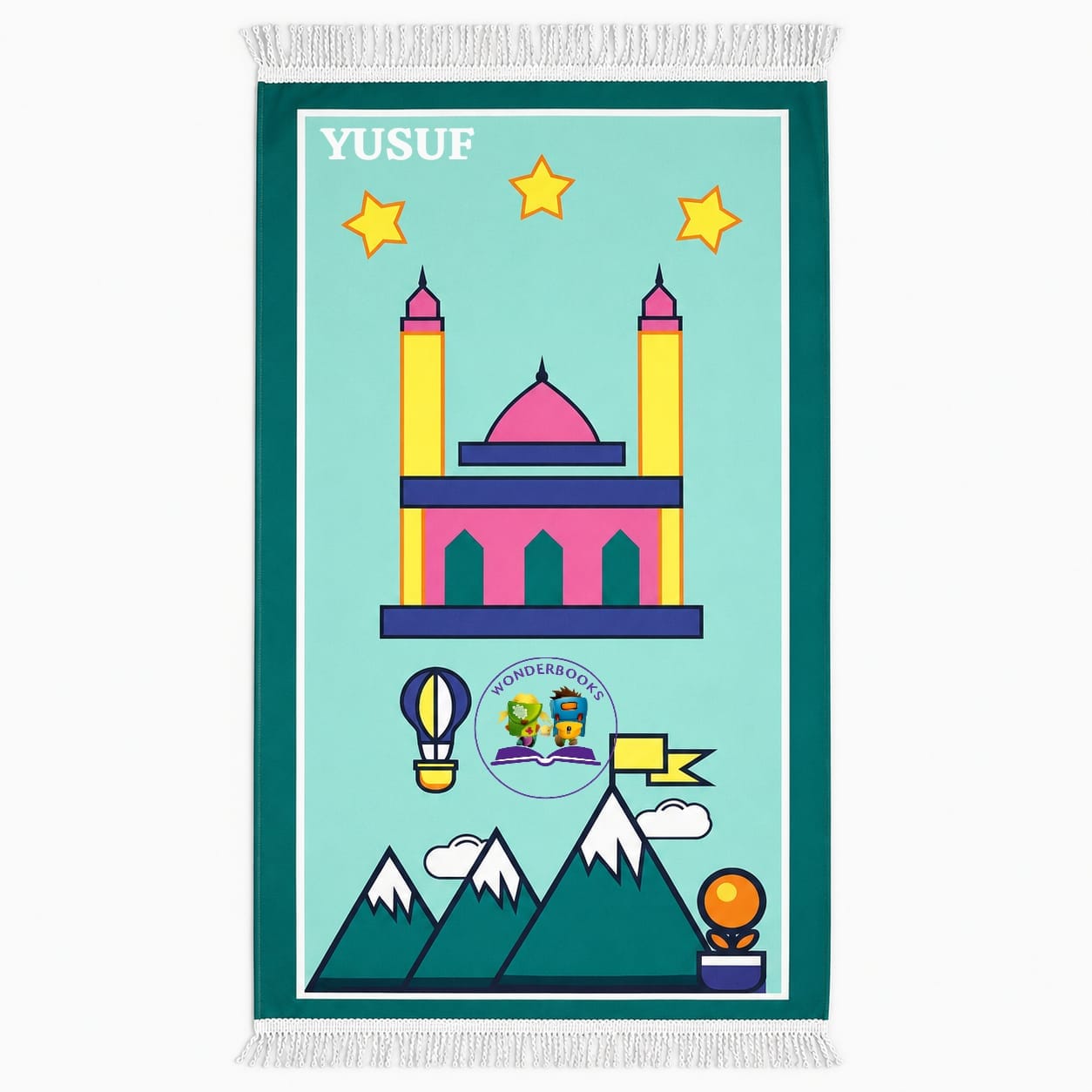 Kiddies Personalised Musallahs: Green Mountains