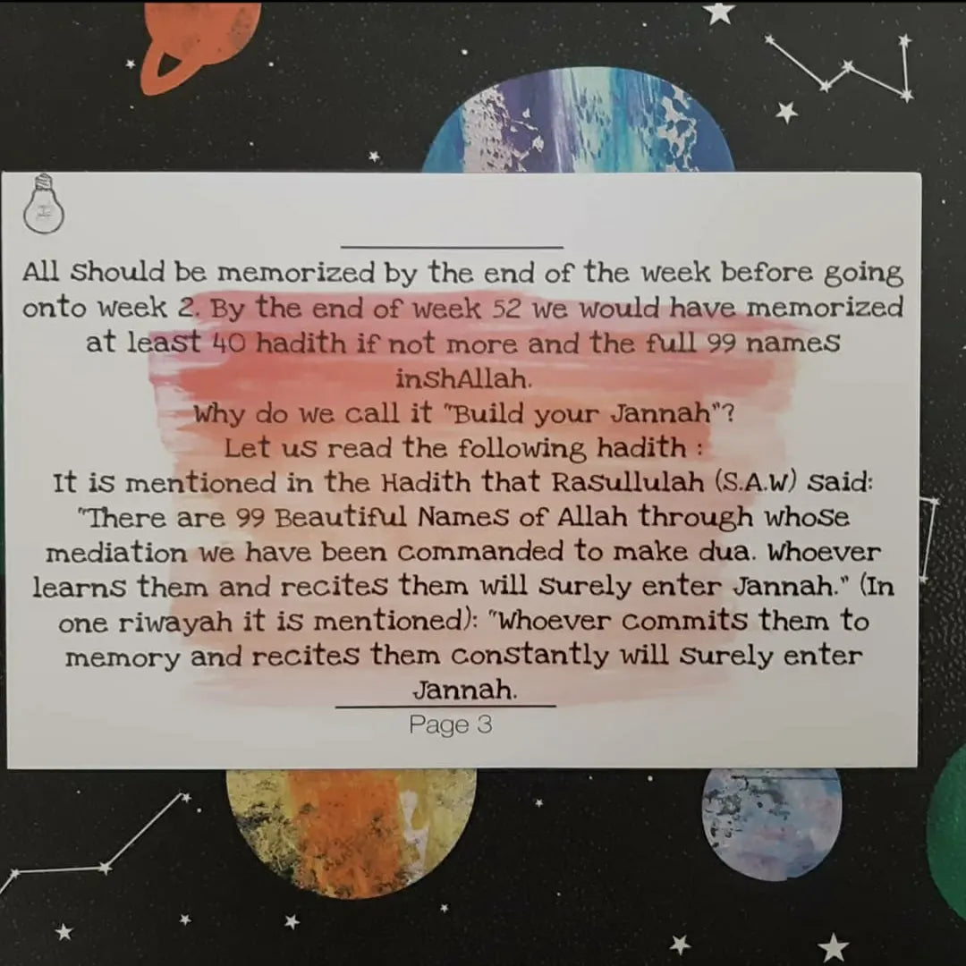 Build Your Jannah: 52 Week Family Activity by Simply Ilm