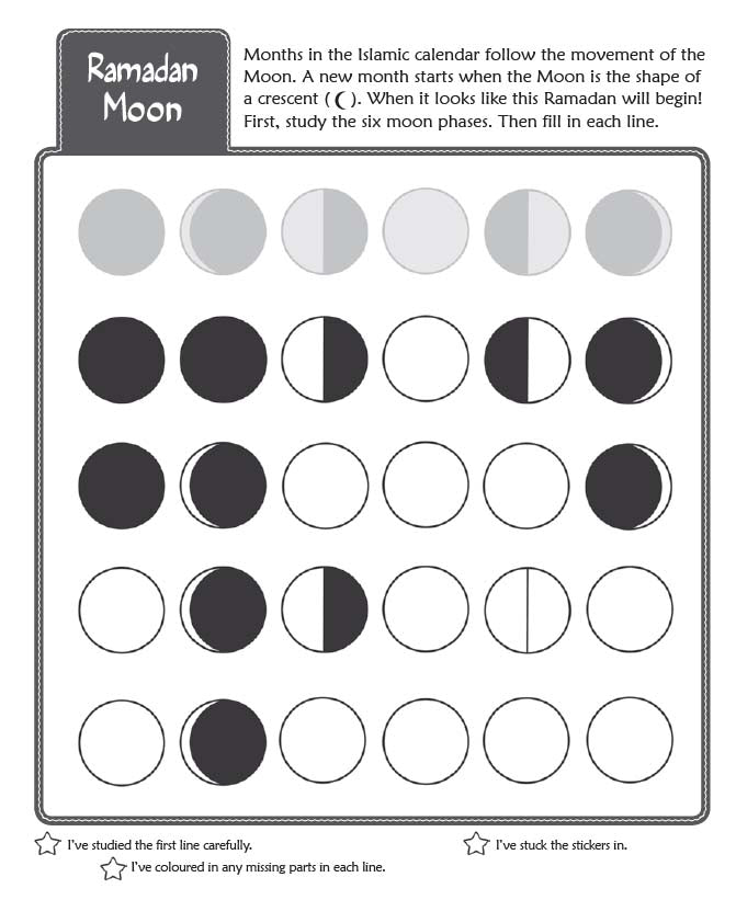 Ramadan and Fasting Activity Book