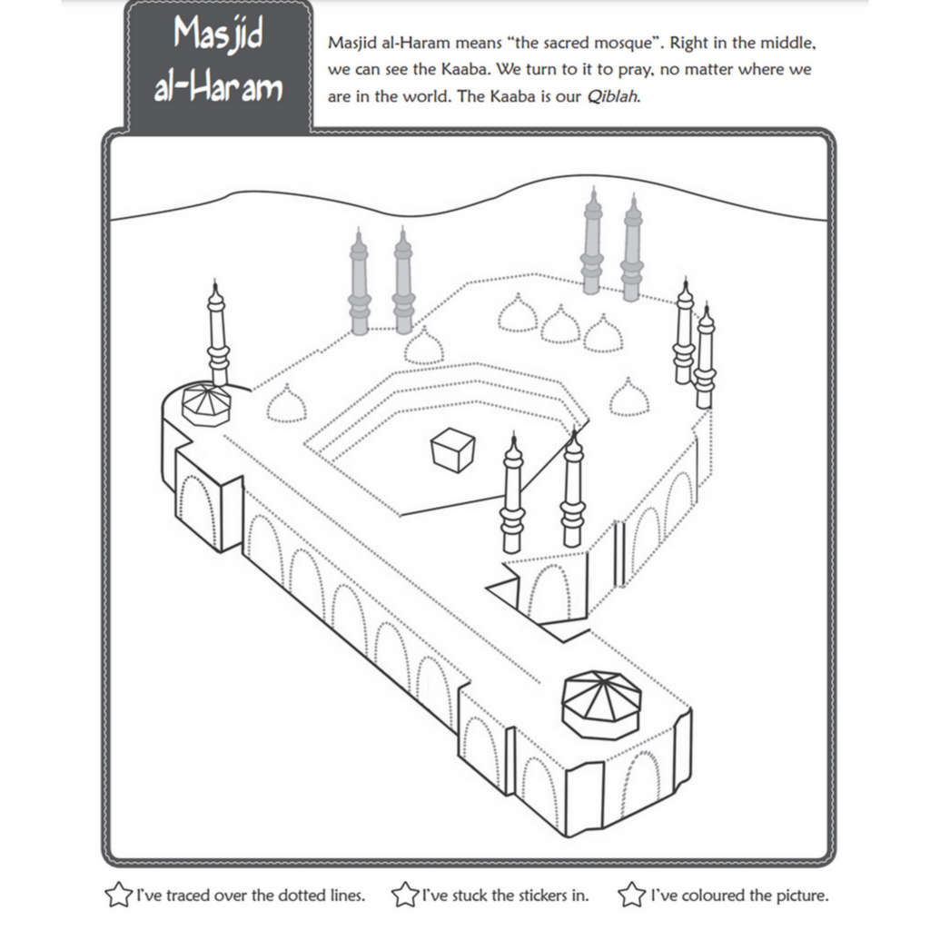 Makkah & Madinah Activity Book with Stickers