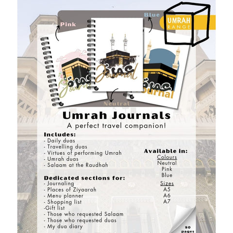 A Perfect Travel Companion: A5 Umrah Journal