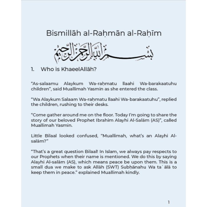 The Story of Ibrahim (AS): by Azima Mohamed Patel