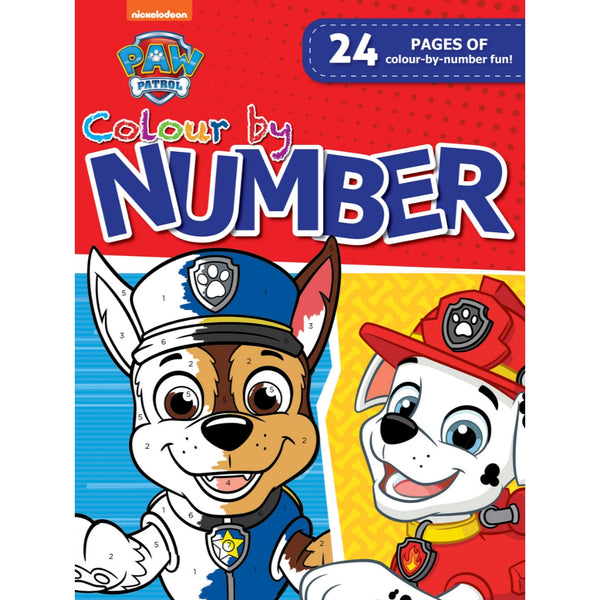 Paw Patrol: Colour by Numbers