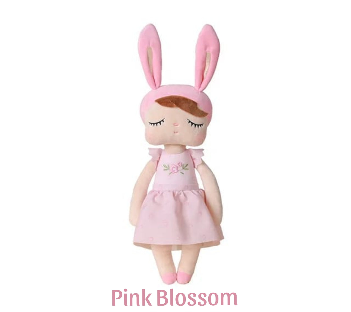 Metoo Soft Plush Doll: Pink Blossom