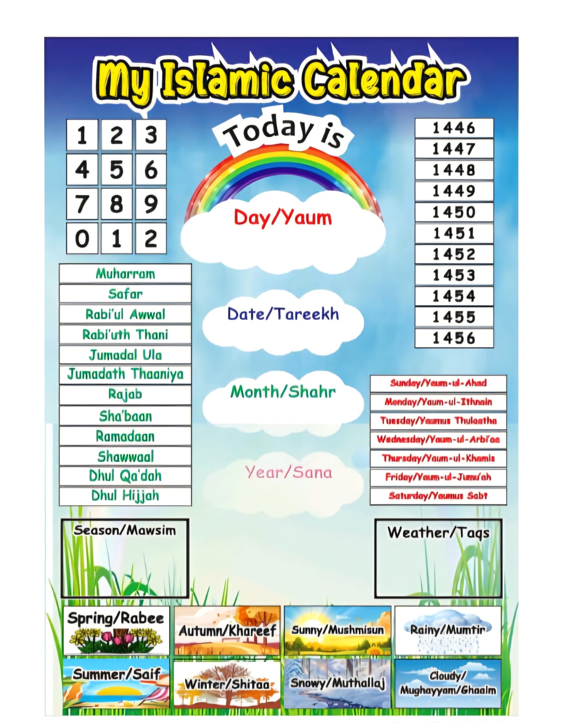 My Islamic Calender: Magnetic and Interactive