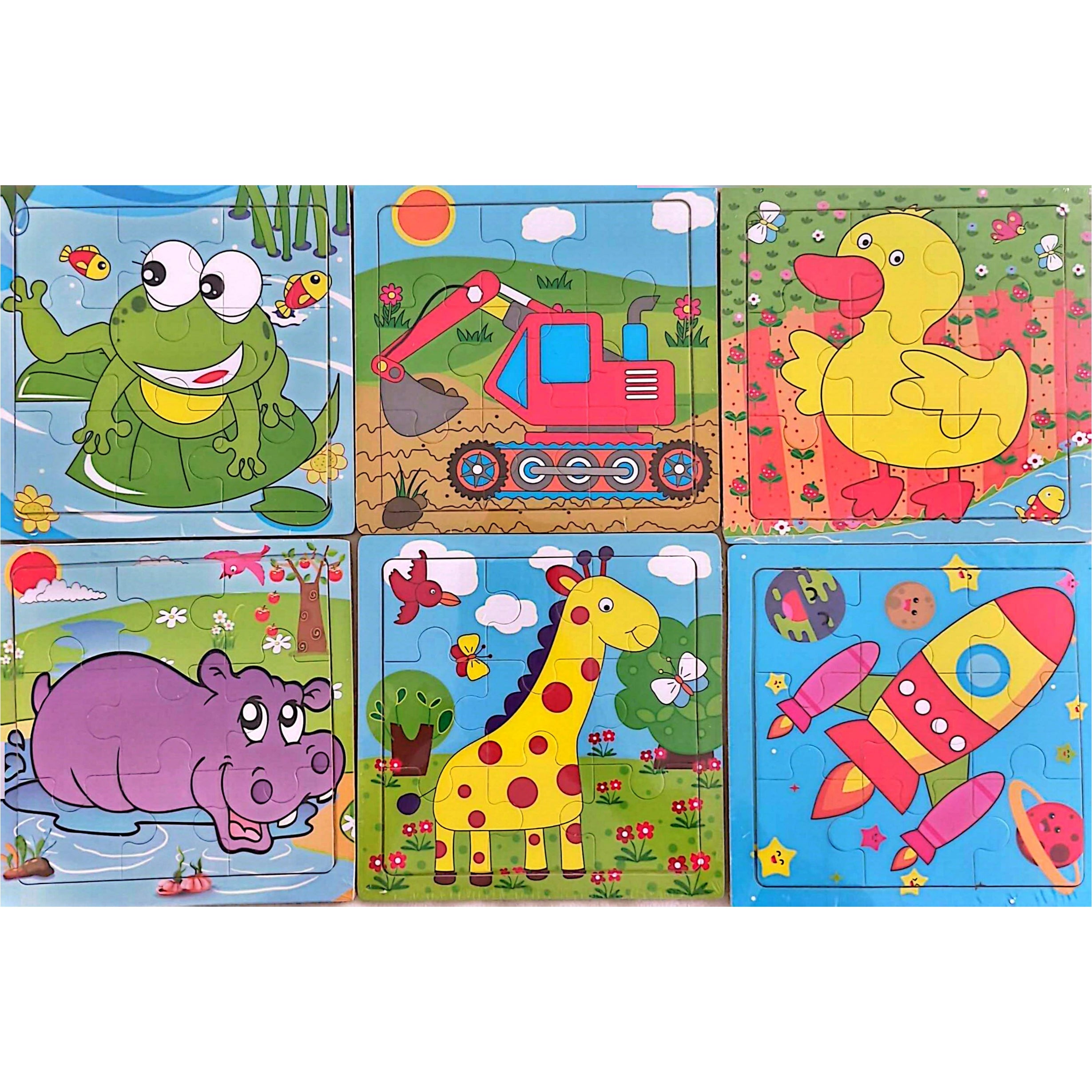 6 x 9 Piece Wooden Puzzles