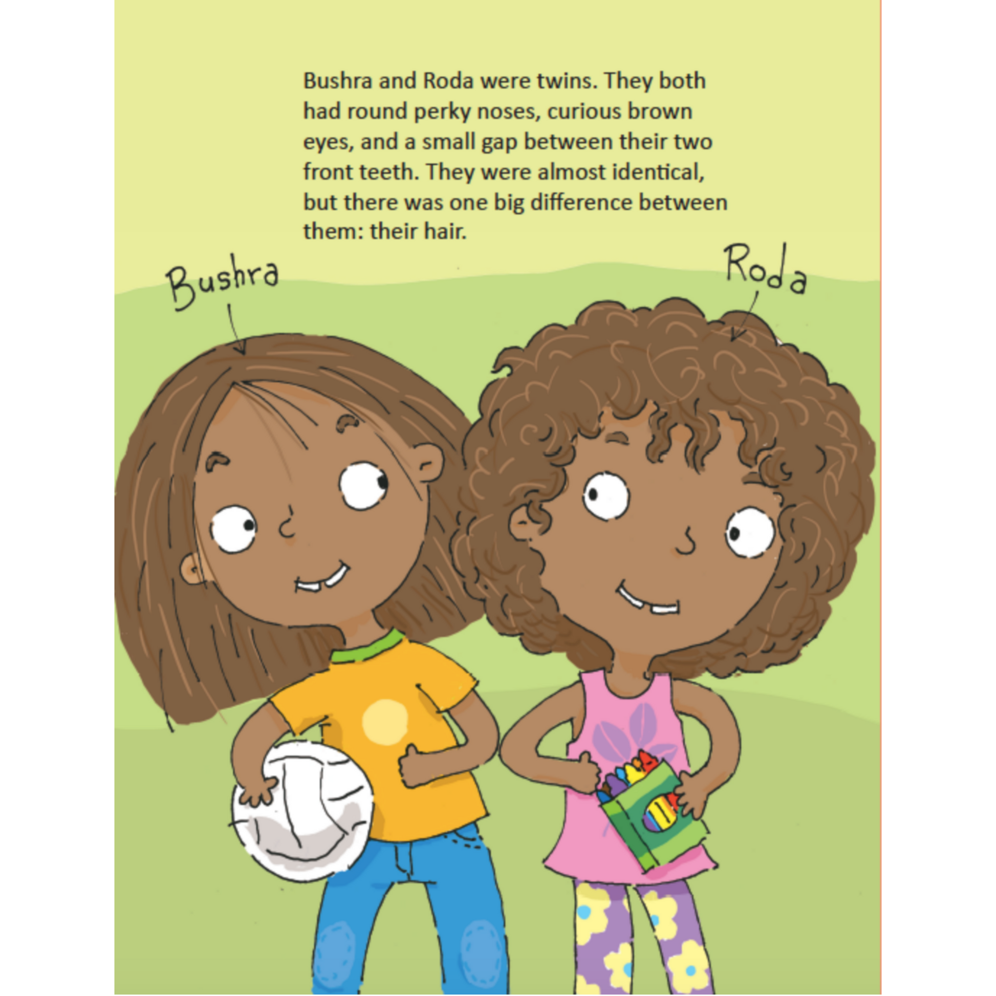 The Great Hair Exchange: Ruqaya's Bookshelf